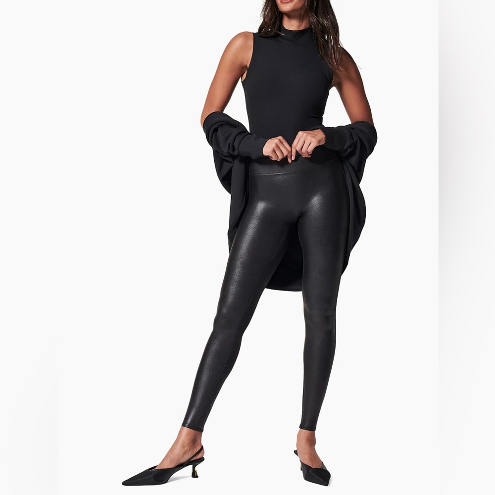 SPANX Faux Leather Leggings